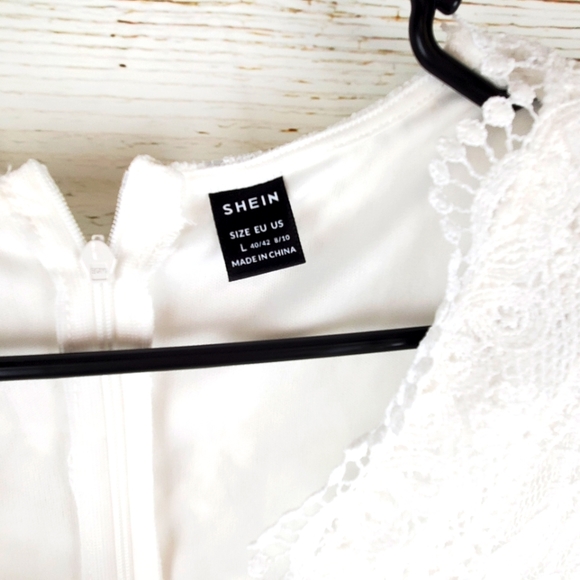 Shein Lace A Line Dress - Picture 3 of 7